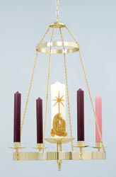 K557 Hanging Advent Wreath