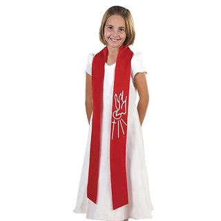 Confirmation Stole - Felt - 4 x 70" - Set of 3 - KS426
