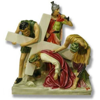 F7741-54RLC Fiberglass Colored Stations of the Cross