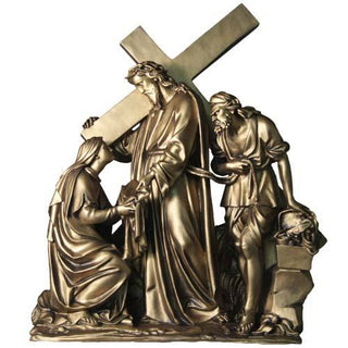 6th station: Jesus meets Veron