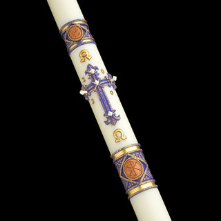 Lilium Paschal Candle - 2 3/16 x 48 (6) - 79867060