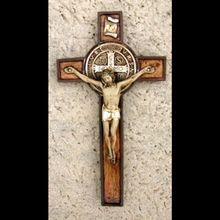 St. Benedict - 8" crucifix - LIS445