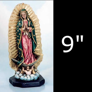 Our Lady of Guadalupe - 9" Statue - LIS507B