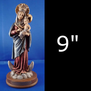 Our Lady of Rosary - 9" statue - LIS581