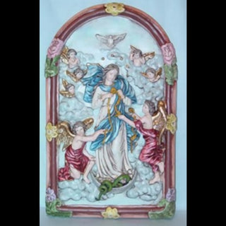 Our Lady Undoer of Knots - 12" x 7-1/2" plaque - LIS582