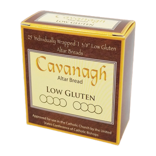 Low Gluten 1-3/8" Altar Bread - 25 / Box - Individually Wrapped - CAVLG138