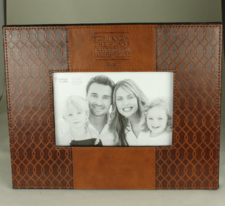 LPF008 Brown Leather Picture Frame