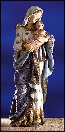 LT164 23.25" Madonna and Child Statue