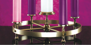 Advent Wreath For Lux Mundi Oil Candles