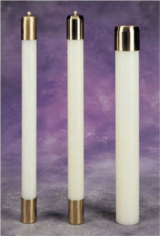 1 1/8" x 16" refillable oil candle - LUXR16112