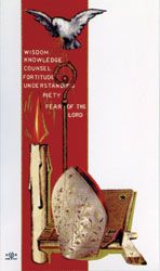 M-HOLY-SP Custom Printed Prayer Card