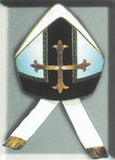 MITRE VELVETEEN W/GOLD BROCADE - M306