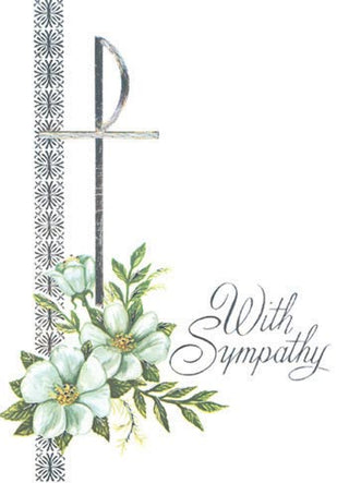 "With Sympathy" Mass Card Box of 100 - BRTMA205