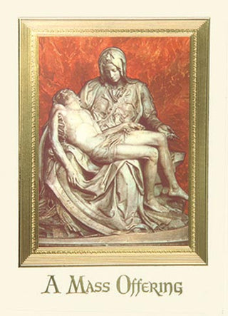 MA314 Pieta Mass Card