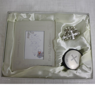 Rosary and Picture Frame Gift Set - MAL23294