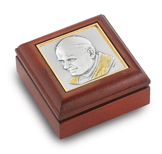 MBX974 Pope John II Rosary Box