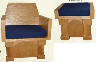 MJ645 Celebrant Chair/Acolyte Stool