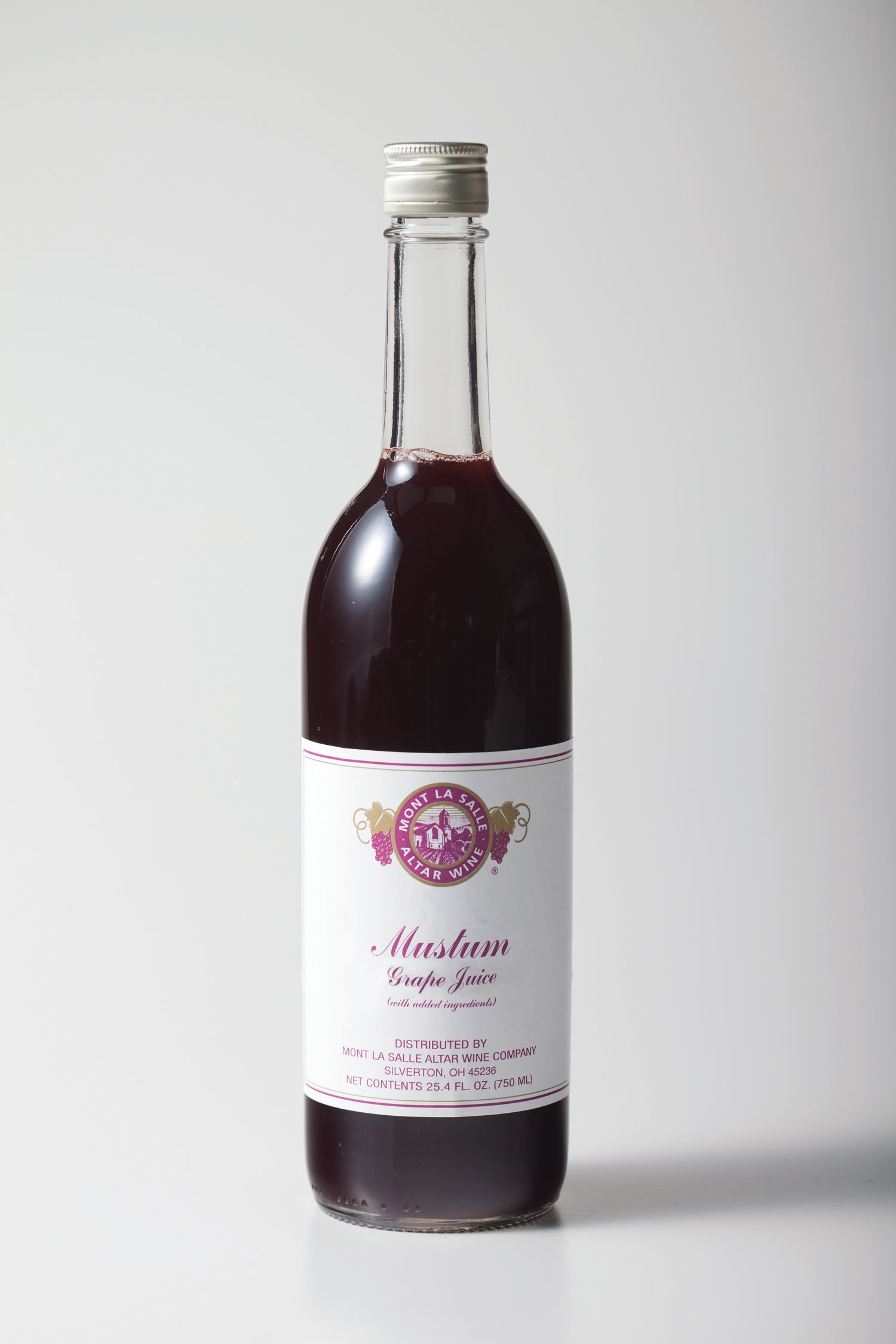Mustum - 12 x 750ML Mont La Salle Sacramental Grape Juice - Traces of Alcohol - MLMUSTUM750ML