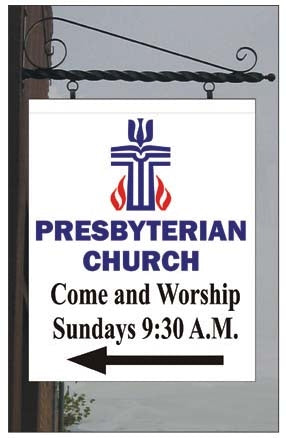 RSPHA Presbyterian Welcome Sign