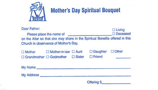 MOTHER'S DAY SPIRITUAL BOUQUET OFFERING ENVELOPES (100pk) - MS433