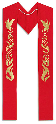 Pentecost Clergy Stole - NC923