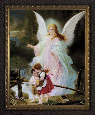 NW-296-4 Angel on the Perilous Bridge - Dark Frame