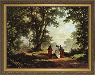 NW-625-1 Road to Emmaus - Gold Frame