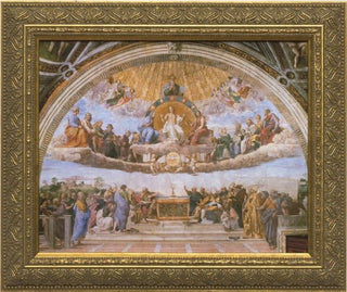 NW-766-2 Disputation of the Holy Eucharist - Gold Frame