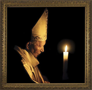 NW-878 Pope John Paul II with Paschal Candle