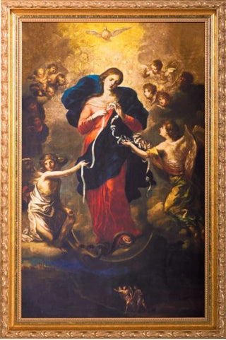 NW-927 Mary Undoer of Knots Framed Print