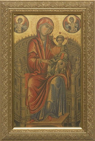 NW-96 Madonna & Child on a Curved Throne