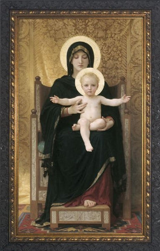 NW-975-4 Virgin & Child - Dark Frame