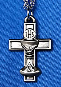P-02 Communion Cross with Chalice Pendant
