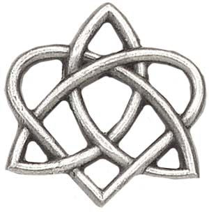 P-172-PIN Trinity Heart Pin