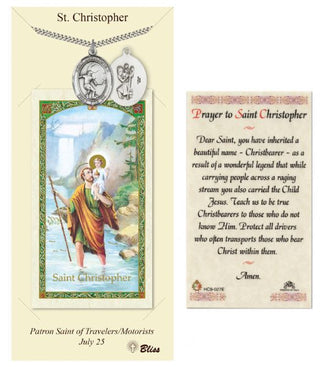 Soccer - St. Christopher Prayer Card & Medal