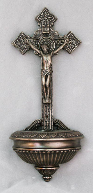 SR-75371 Bronze Crucifix Font