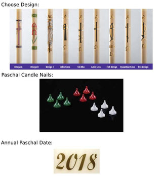 Paschal Candle Shells - LUXMUNDICS