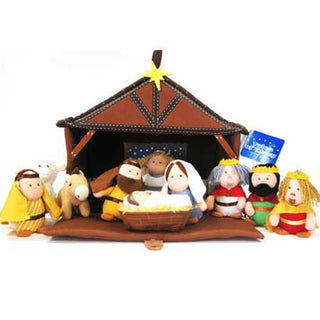 CGD8224 - PLUSH TOY - NATIVITY - 11 Piece Set