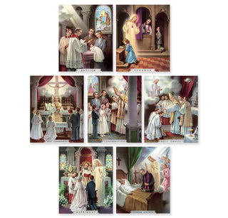 The Seven Sacraments - 7 Poster Set - 8 x 10" - 1477