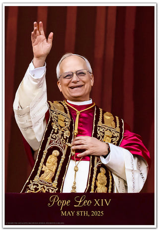 Pope Leo XIV Classroom Poster - 13" x 19" - POS2-1875D