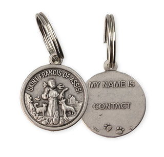 SAINT FRANCIS ROUND PET TAG - PT-3547