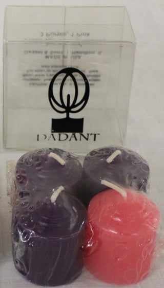 Advent 10 Hour Votives 3 Purple 1 Pink (4 pack) - 82800