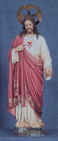 R-161 T-1 Sacred Heart of Jesus Statue
