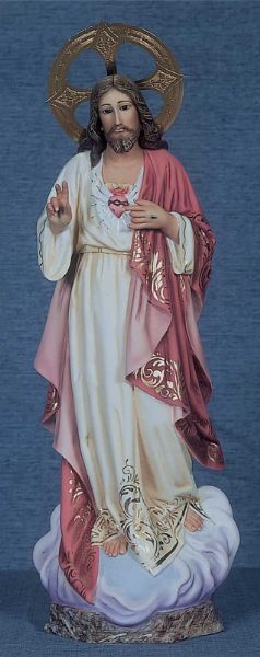 R-391 T-1 Sacred Heart of Jesus Statue