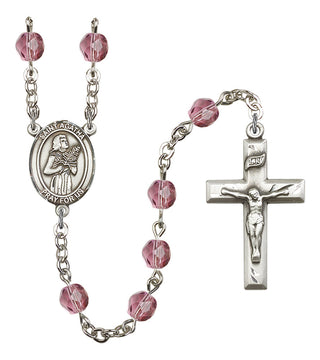 R6000-8003 St. Agatha Rosary, Available in 12 Colors