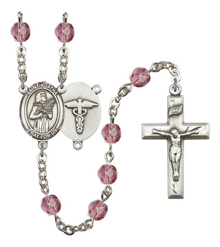 R6000-8003S9 St. Agatha / Nurse Rosary, Available in 12 Colors