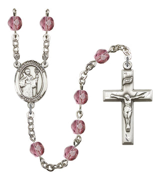 R6000-8007 St. Augustine Rosary, Available in 12 Colors