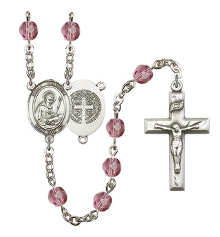 R6000-8008 St. Benedict Rosary, Available in 12 Colors