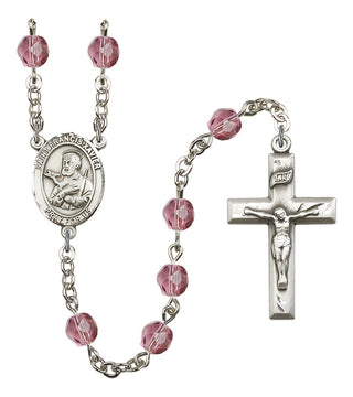 R6000-8037 St. Francis Xavier Rosary, Available in 12 Colors