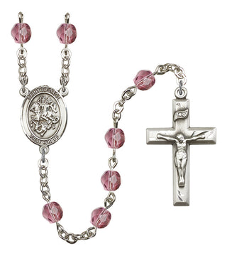 R6000-8040 St. George Rosary, Available in 12 Colors